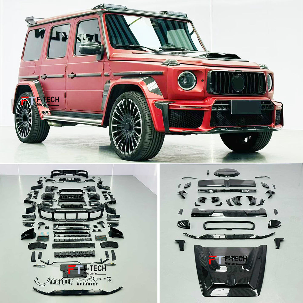 Carbon Fiber Body Kit For Mercedes Benz G Class W465 G63 AMG G500 G550 G450D AMG 2025+  Brabus B800 wide star