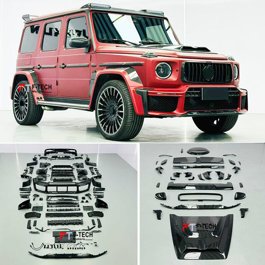 Carbon Fiber Body Kit For Mercedes Benz G Class W465 G63 AMG G500 G550 G450D AMG 2025+  Brabus B800 wide star