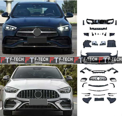 C63S AMG Body Kit For Mercedes Benz C Class W206 2022 - 2025