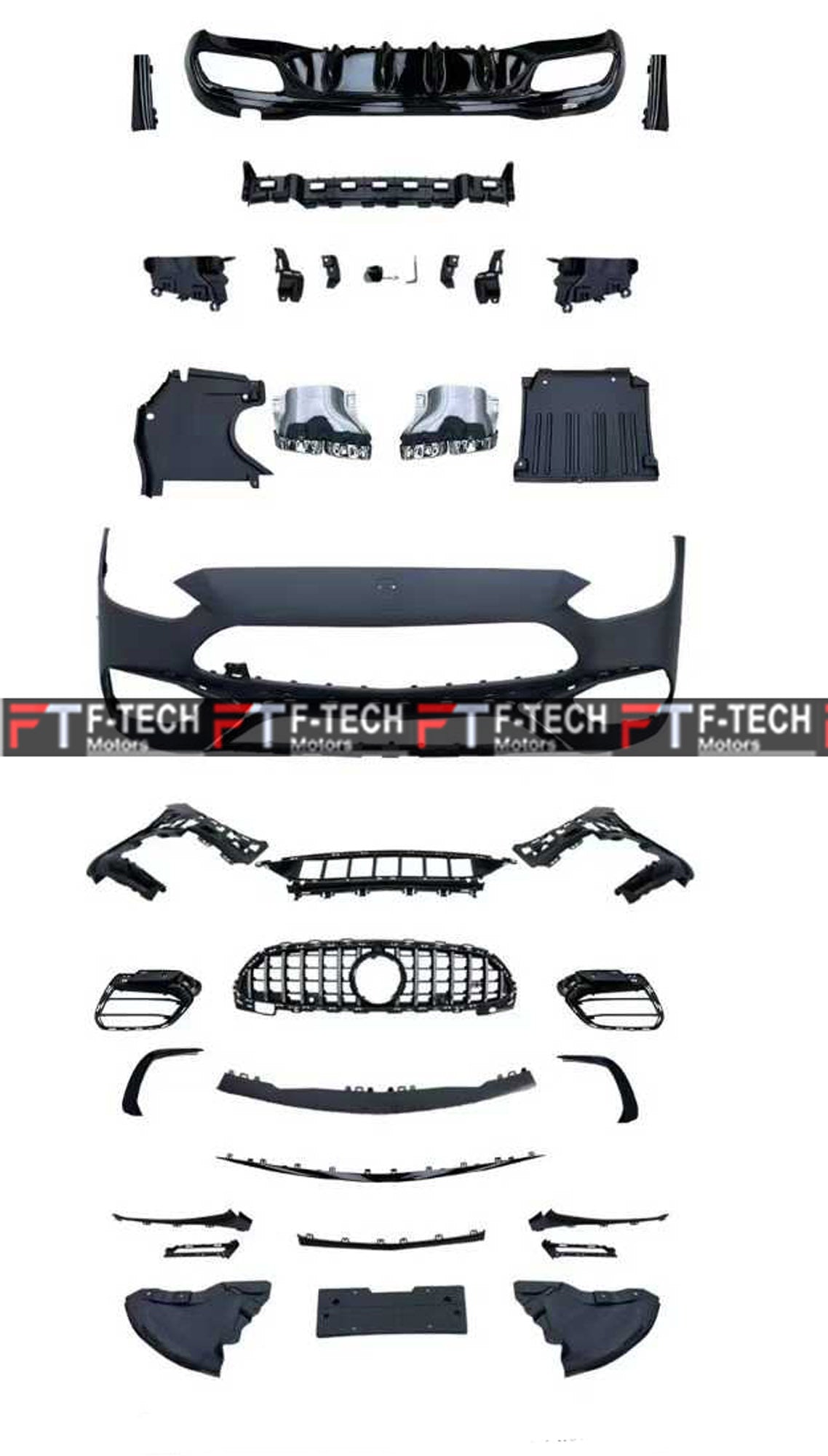 C63S AMG Body Kit For Mercedes Benz C Class W206 2022 - 2025