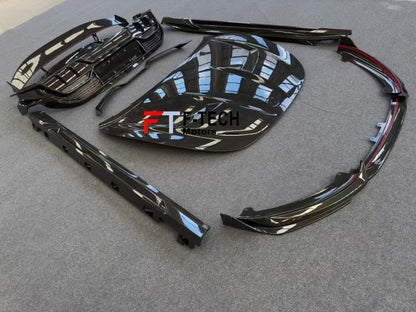 Dry Carbon Fiber Body Kit for Xiaomi SU7 2023+ Front Lip Hood Side Skirts Rear Diffuser Spoiler