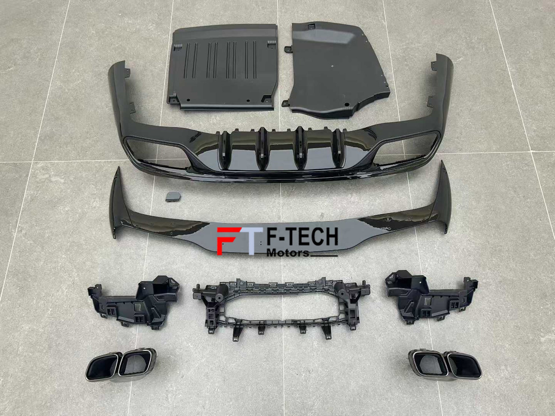 CLE 63 AMG Style Rear Diffuser Exhaust Tips For Mercedes Benz CLE C236 2024+