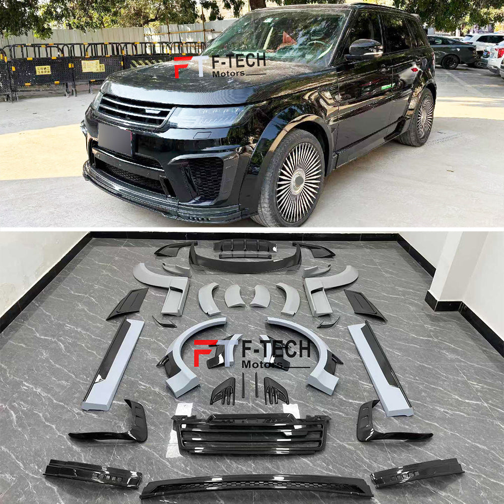 Dry Carbon Fiber Body Kit For Range Rover Sport SVR L494 2017 - 2023 Mansory