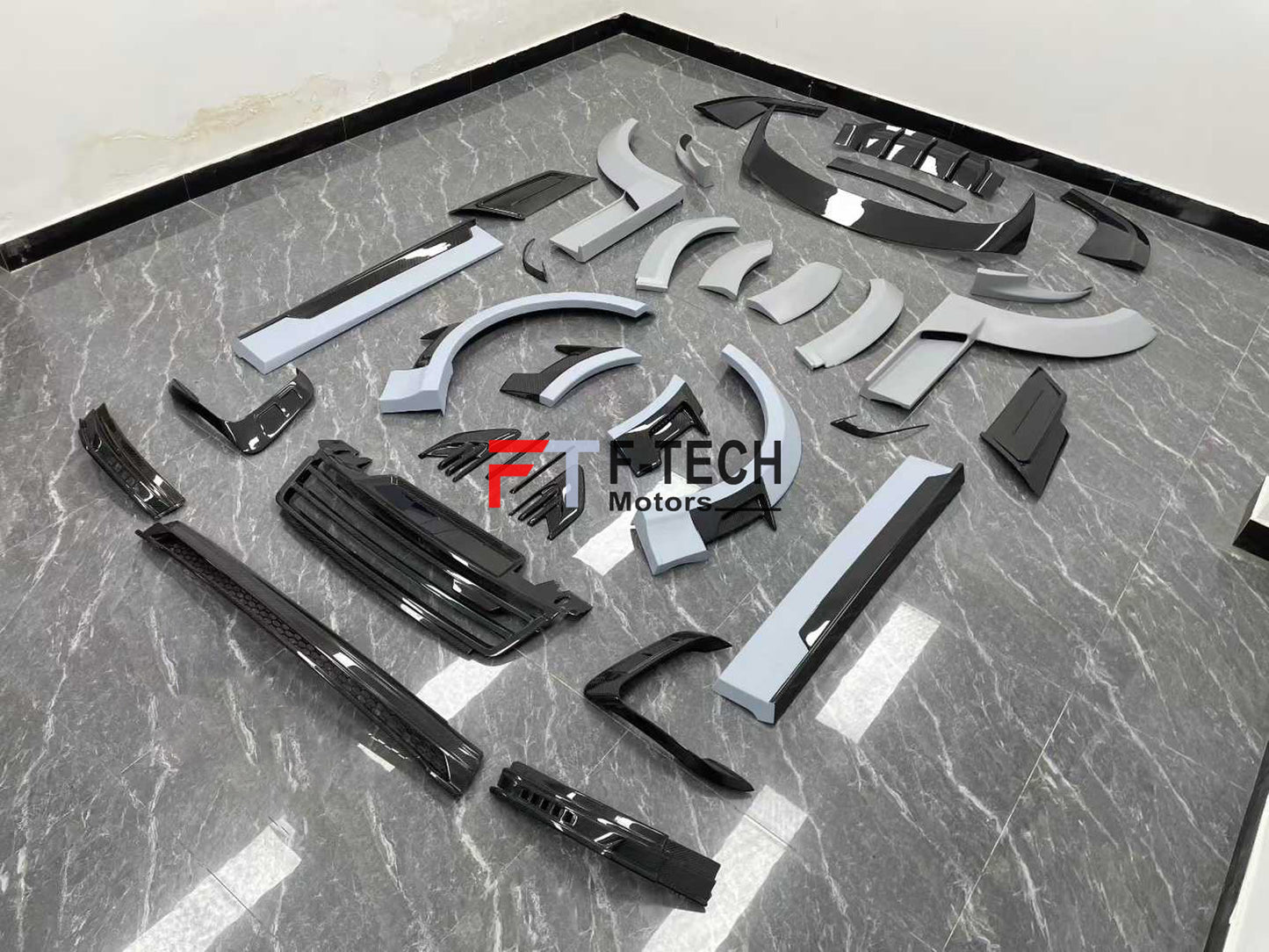 Dry Carbon Fiber Body Kit For Range Rover Sport SVR L494 2017 - 2023 Mansory