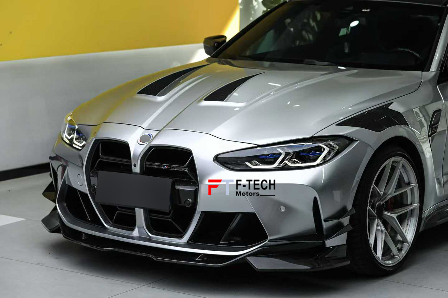 Carbon Aggressive Front Lip For BMW M3 G80 M4 G82 2020 - 2024 CFA Carbon Fiber Art