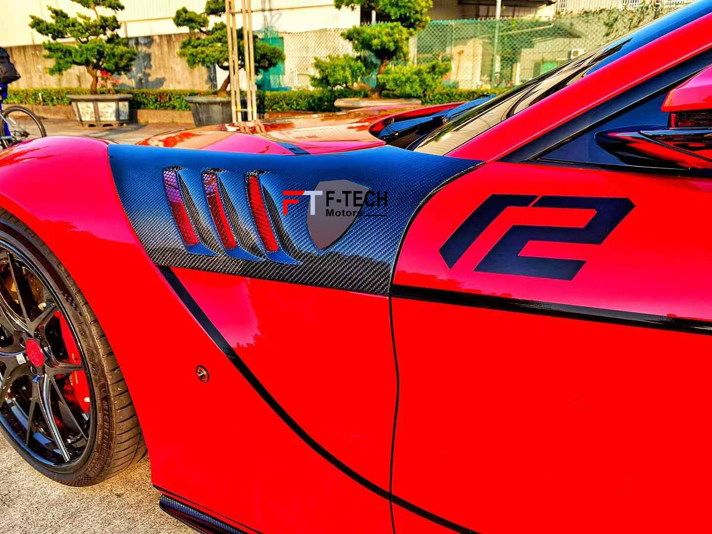 Carbon Fiber Fender Covers Kit For Ferrari F12 Berlinetta 2012 - 2017