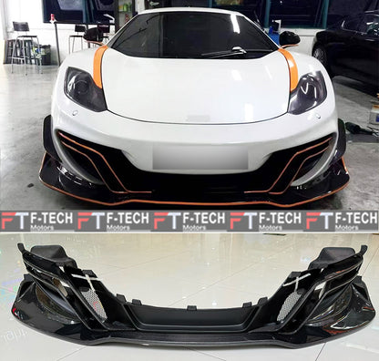 Carbon Fiber Front Lip For McLaren MP4 12C 2011 - 2014