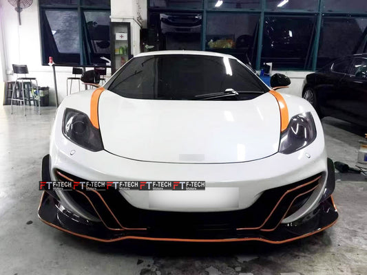 Carbon Fiber Front Lip For McLaren MP4 12C 2011 - 2014