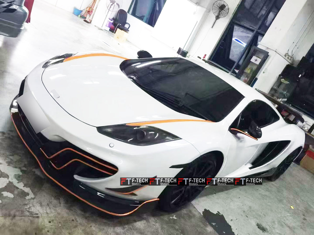 Carbon Fiber Front Lip For McLaren MP4 12C 2011 - 2014