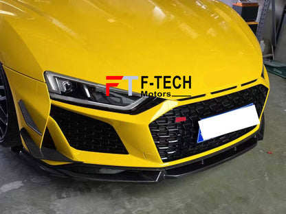 Carbon Fiber Front Lip Spoiler For Audi R8 4S 2019 - 2025