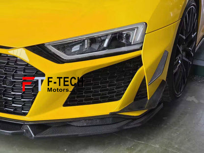 Carbon Fiber Front Lip Spoiler For Audi R8 4S 2019 - 2025