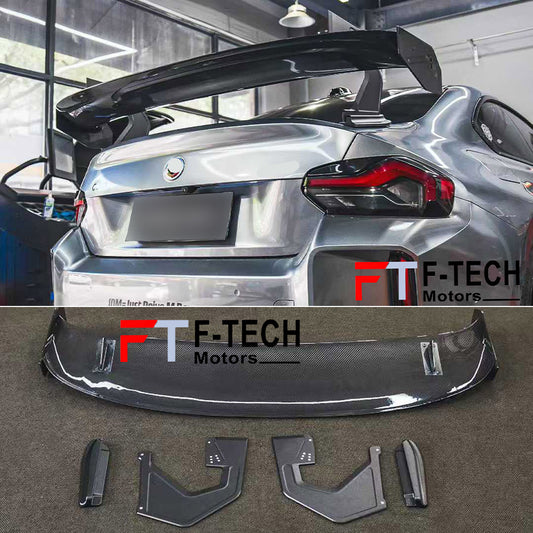 Carbon Rear Trunk Spoiler GT4 Style For BMW M2 G87 2023+