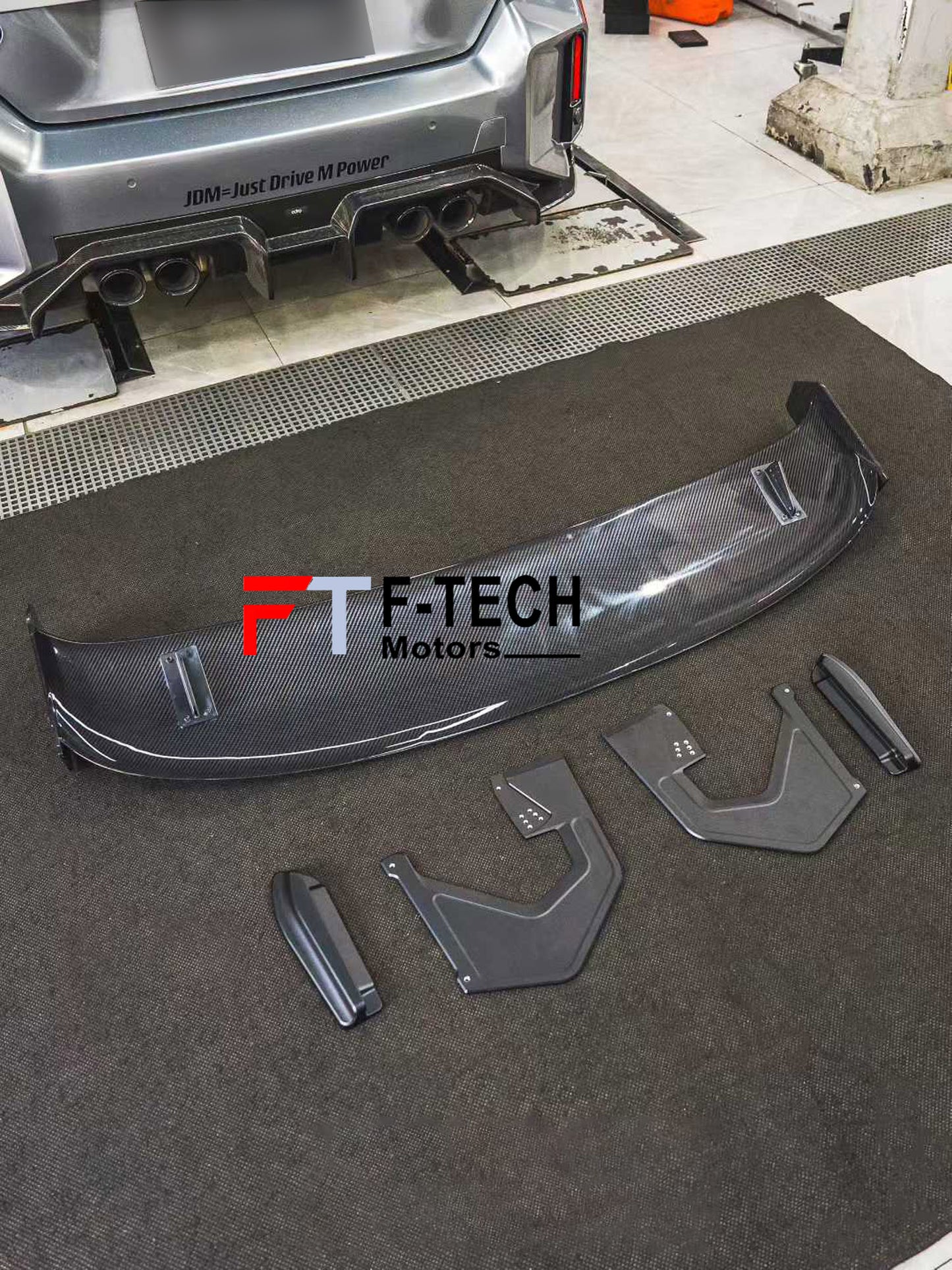 Carbon Rear Trunk Spoiler GT4 Style For BMW M2 G87 2023+