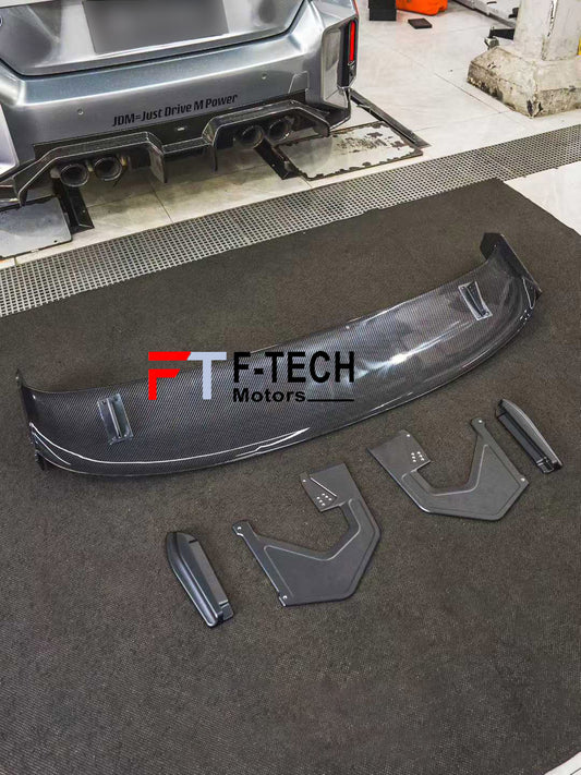 Carbon Rear Trunk Spoiler GT4 Style For BMW M2 G87 2023+