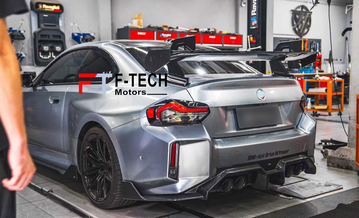Carbon Rear Trunk Spoiler GT4 Style For BMW M2 G87 2023+