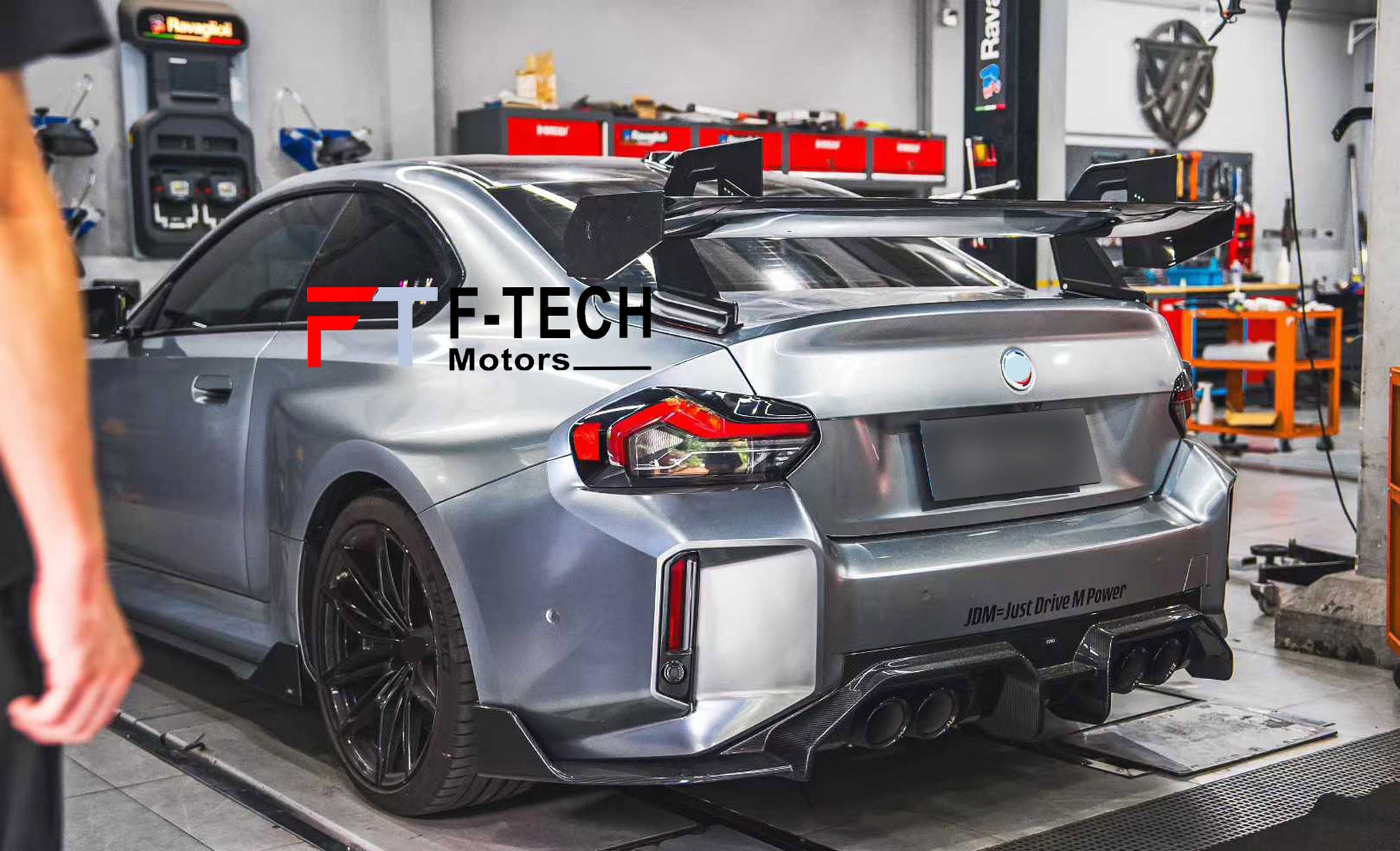 Carbon Rear Trunk Spoiler GT4 Style For BMW M2 G87 2023+