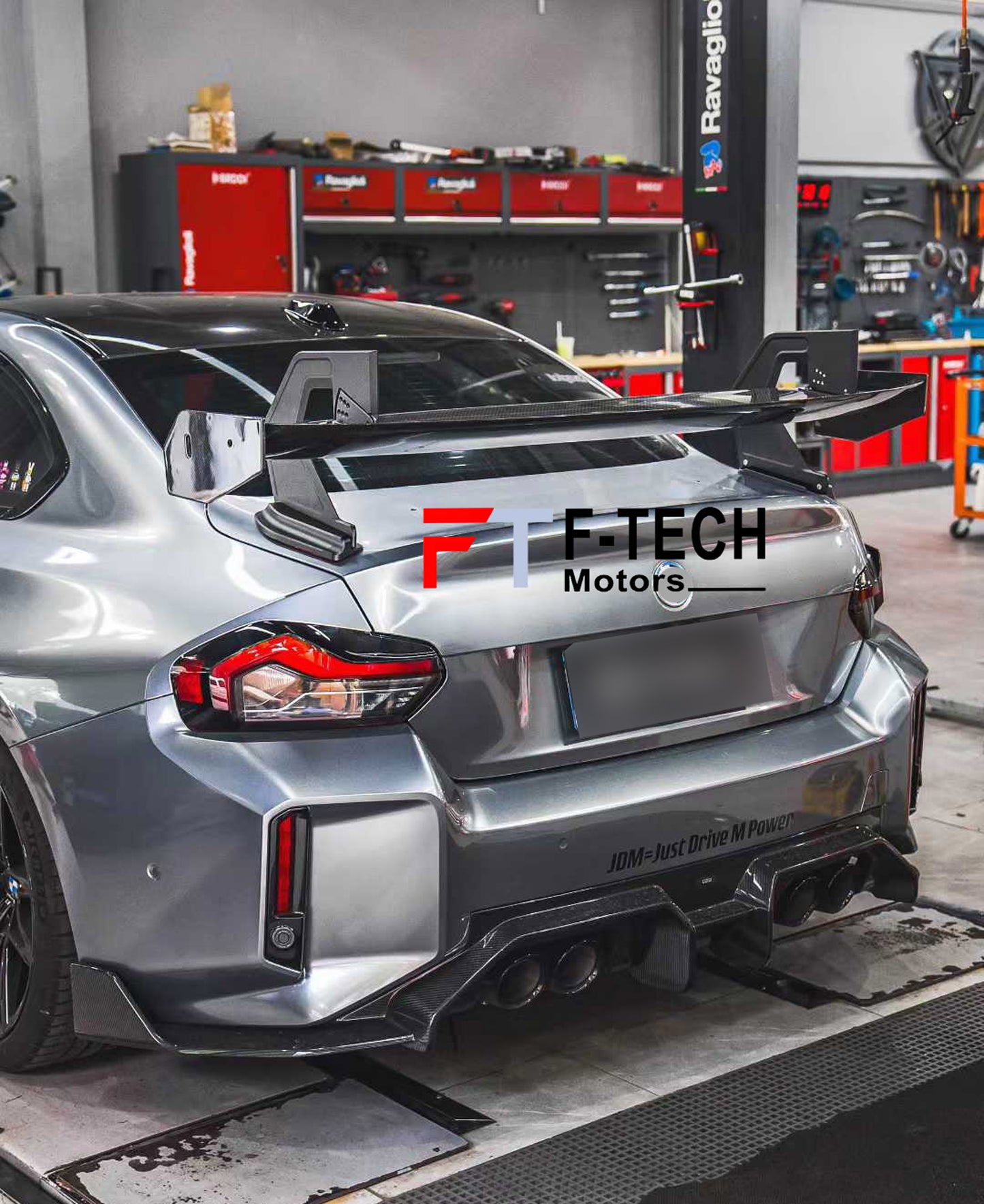 Carbon Rear Trunk Spoiler GT4 Style For BMW M2 G87 2023+