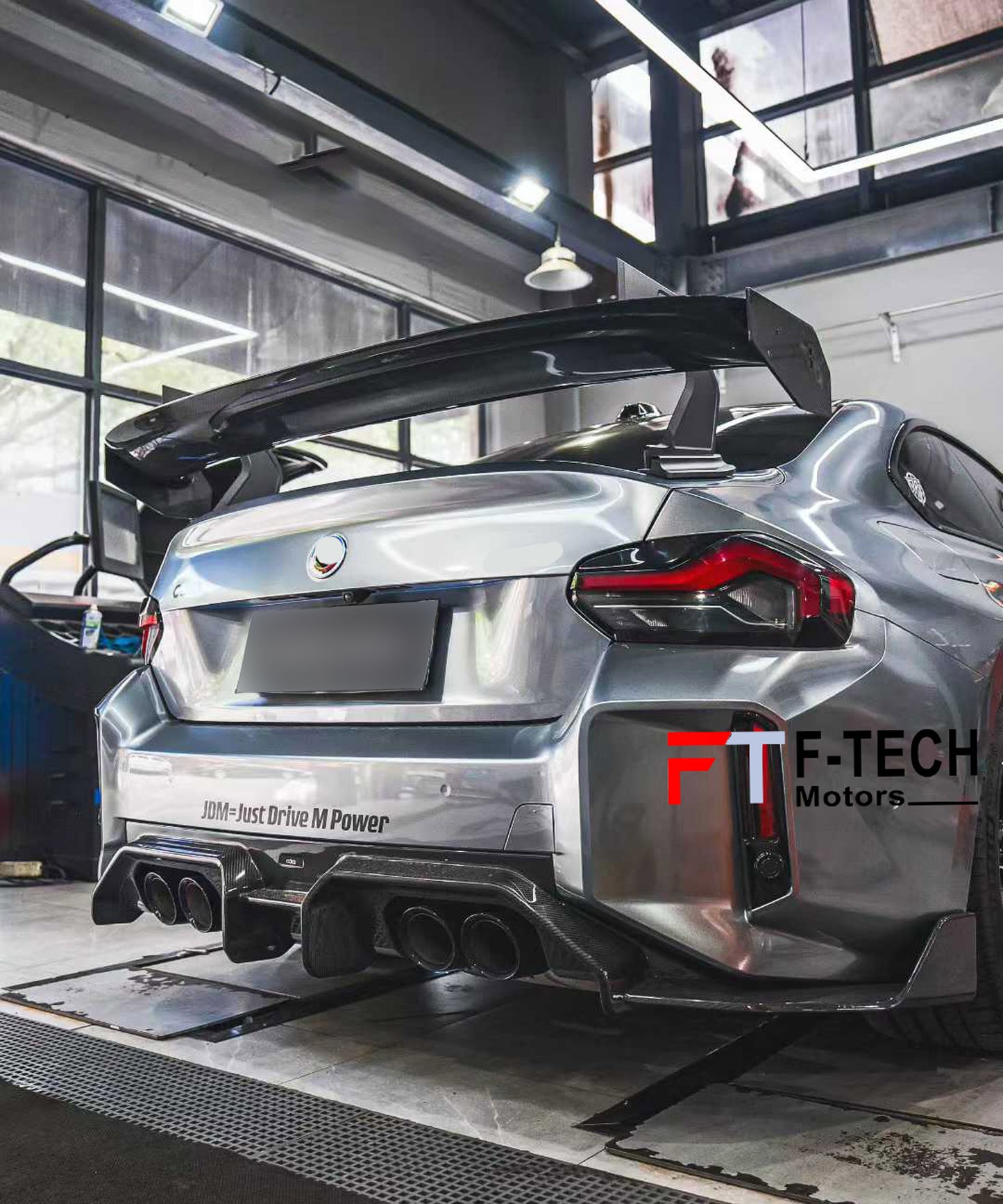 Carbon Rear Trunk Spoiler GT4 Style For BMW M2 G87 2023+