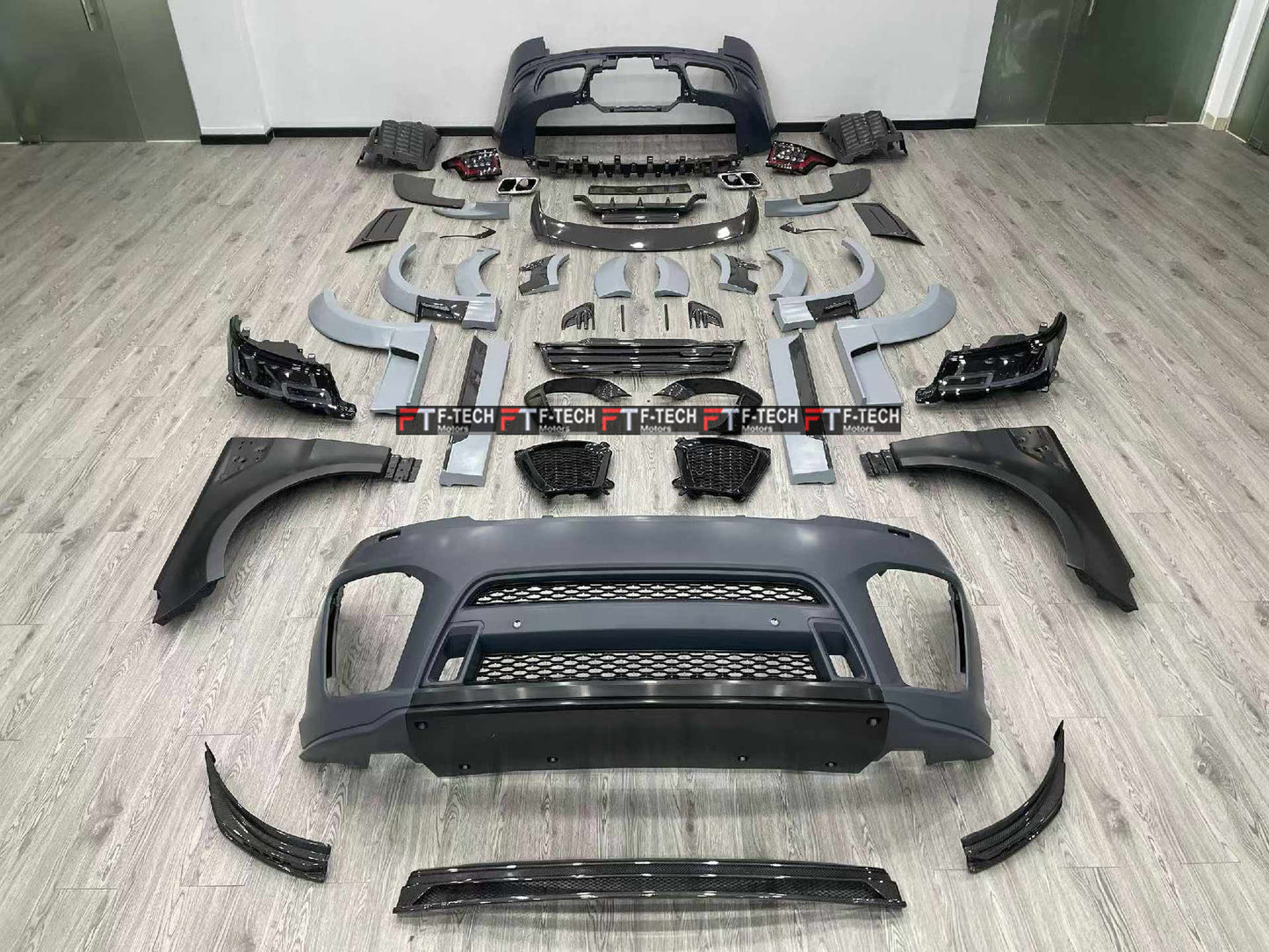 Carbon Body Kit For Range Rover Sport L494 2014 - 2017 Upgrade To L495 SVR 2018 - 2022 Mansory