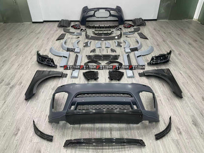 Carbon Body Kit For Range Rover Sport L494 2014 - 2017 Upgrade To L495 SVR 2018 - 2022 Mansory