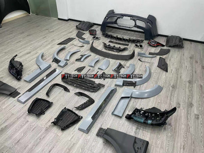 Carbon Body Kit For Range Rover Sport L494 2014 - 2017 Upgrade To L495 SVR 2018 - 2022 Mansory