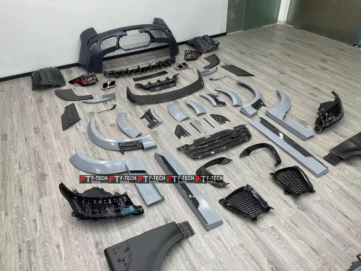 Carbon Body Kit For Range Rover Sport L494 2014 - 2017 Upgrade To L495 SVR 2018 - 2022 Mansory