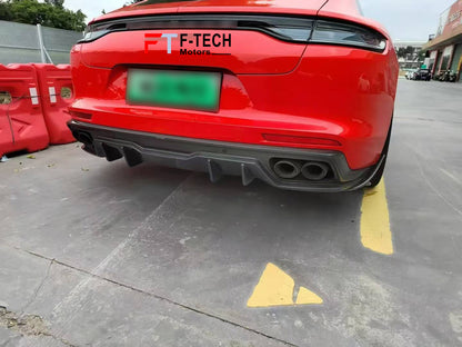 Carbon Fiber Front Air Vents Rear Diffuser For Porsche Panamera 971 2017 - 2023