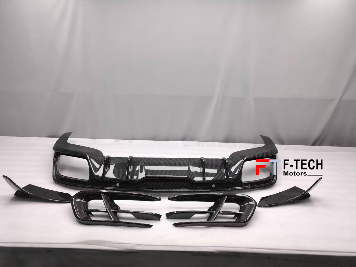 Carbon Fiber Front Air Vents Rear Diffuser For Porsche Panamera 971 2017 - 2023