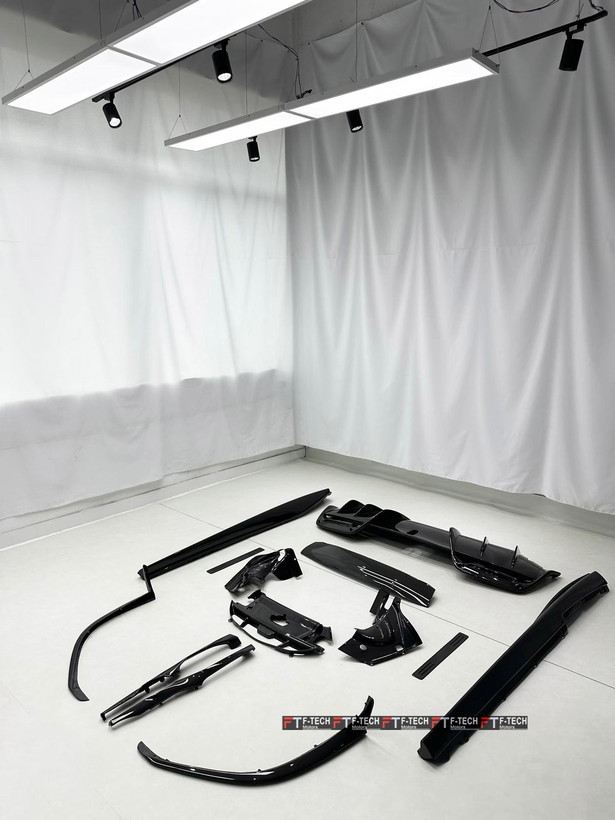  For Ferrari 296 GTB 2022 - 2025 Dry Carbon Exterior Engine Interior Trim Kit 