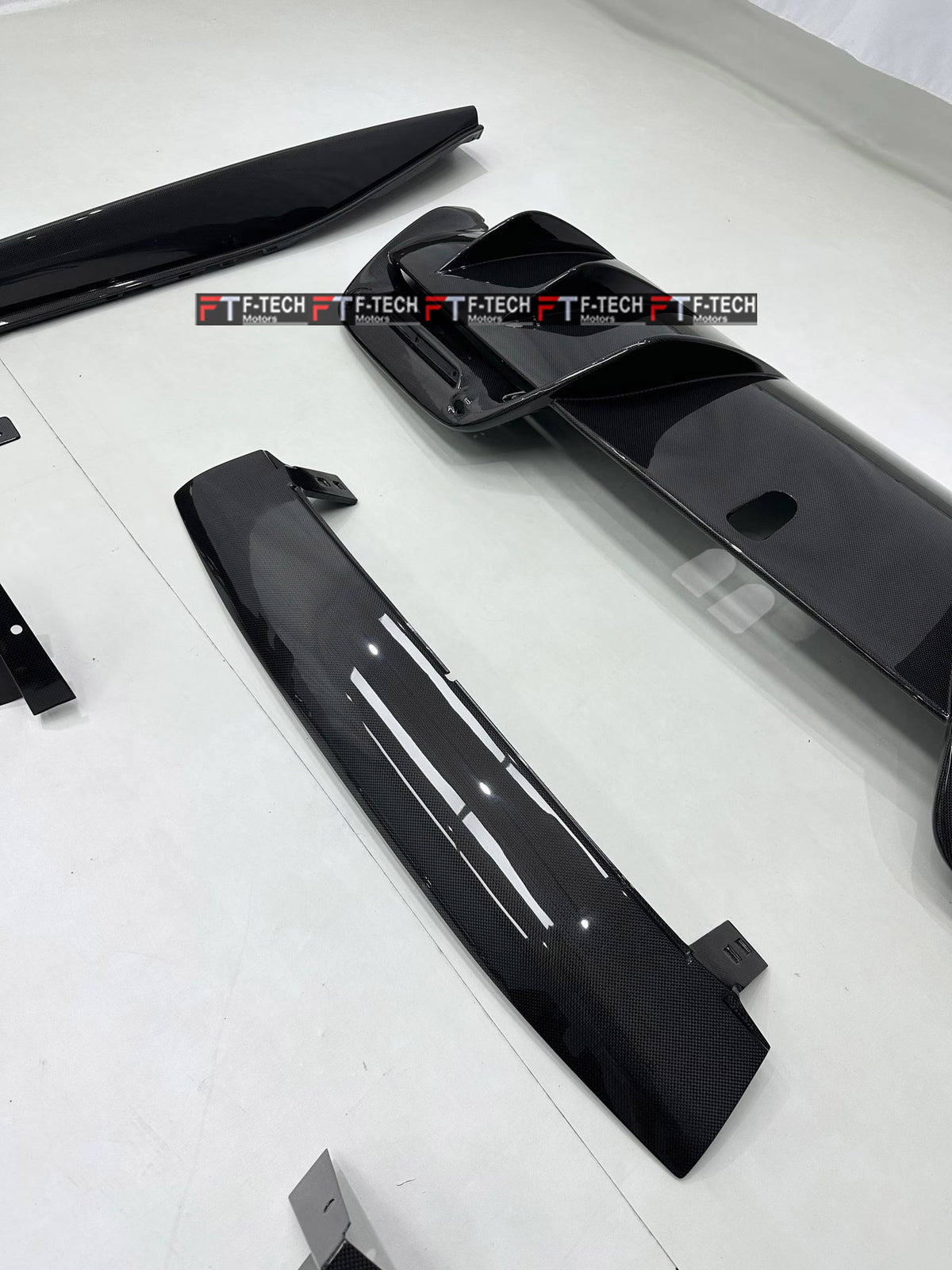  For Ferrari 296 GTB 2022 - 2025 Dry Carbon Exterior Engine Interior Trim Kit 