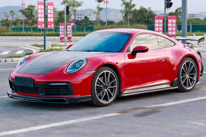 Carbon Fiber Body Kit Fit Porsche 911 992 Carrera 4 S 2019 - 2024 Front Lip | Hood | Side Skirts | Spoiler | Rear Diffuser