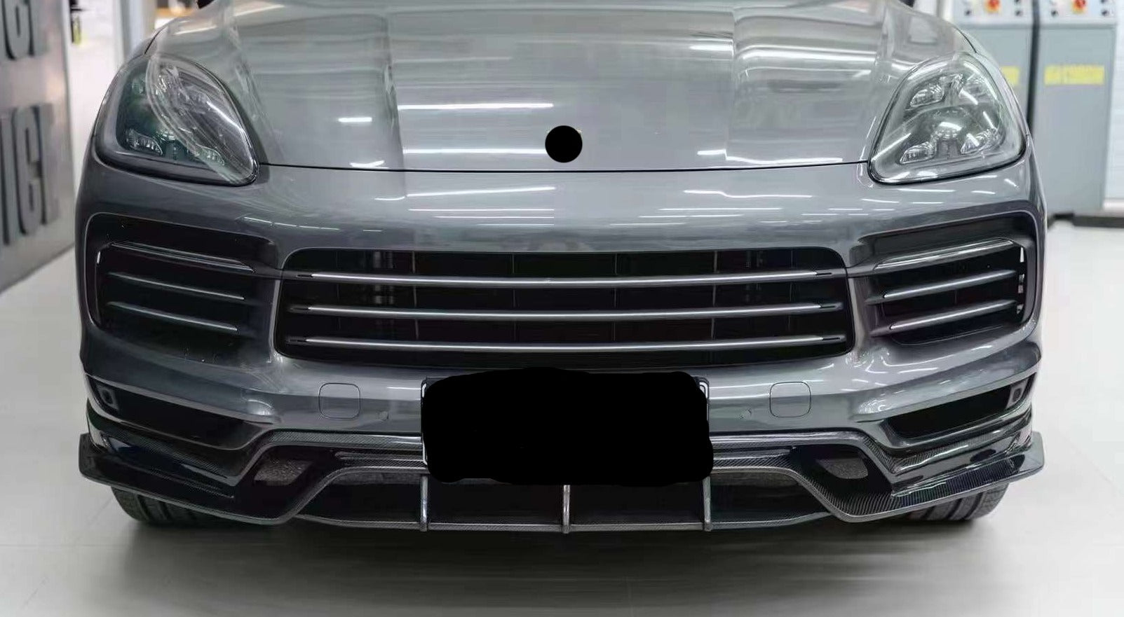 Carbon Fiber Body Kit For Porsche Cayenne 9Y0 2018 - 2023 Front Lip | Side Skirts | Rear Diffuser | Decklid Spoiler