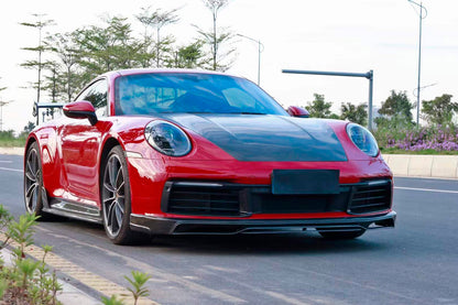 Carbon Fiber Body Kit Fit Porsche 911 992 Carrera 4 S 2019 - 2024 Front Lip | Hood | Side Skirts | Spoiler | Rear Diffuser