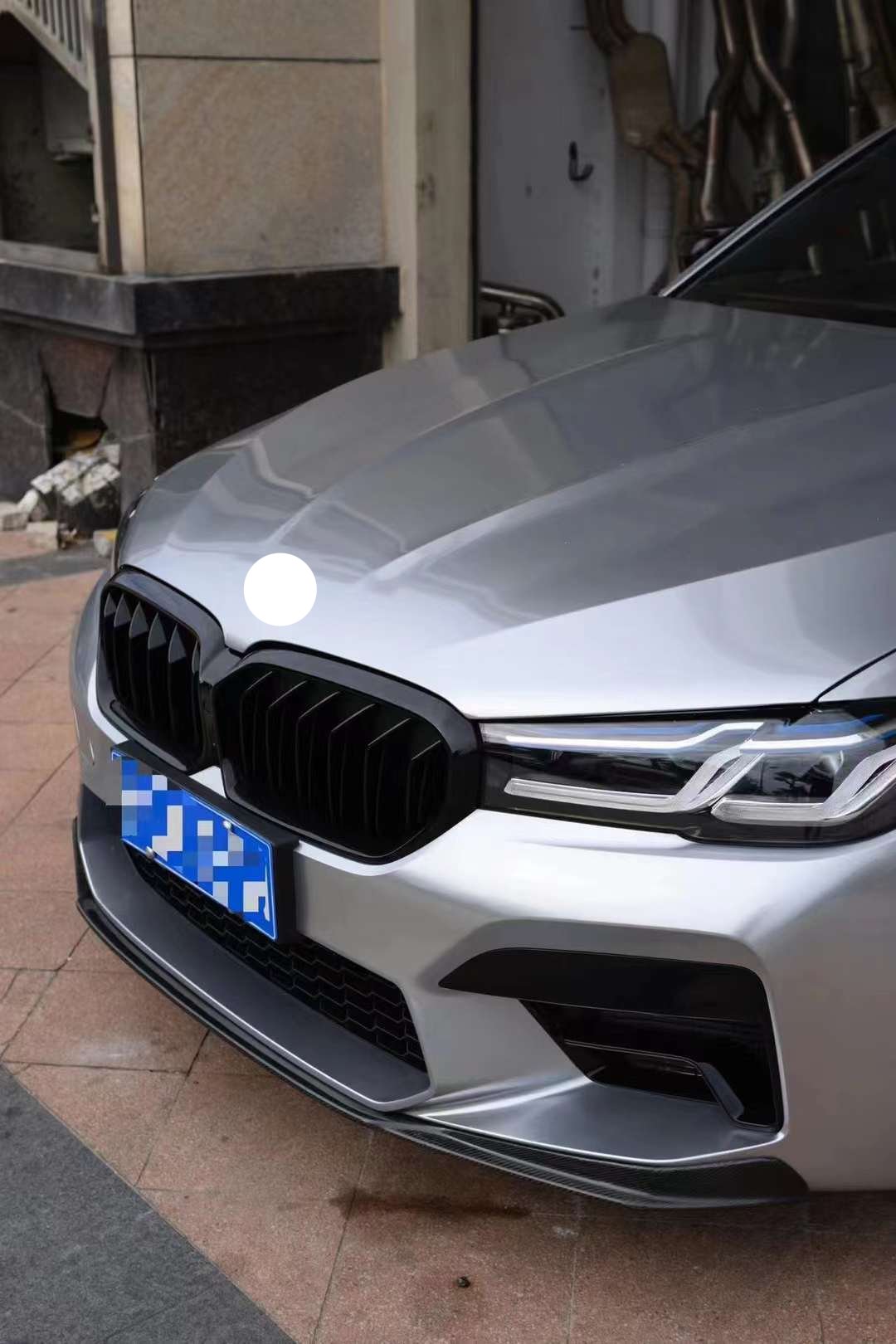 Carbon Fiber CS Style Front Lip For BMW M5 F90 Competition LCI 2021 - 2024
