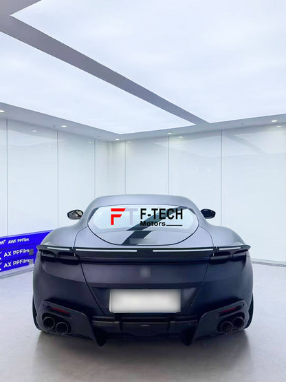 Carbon Fiber Rear Trunk Spoiler For Ferrari Roma 2020+