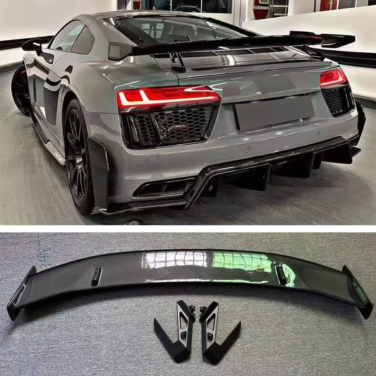 Carbon Fiber Rear Wing Spoiler for Audi R8 2016 - 2023