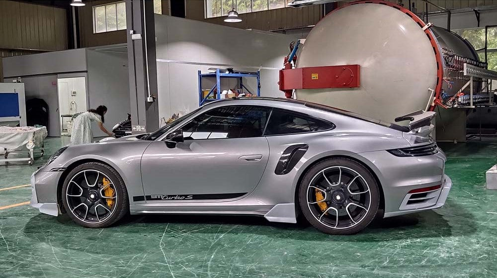 Carbon fiber BRS style body kit for Porsche 911 992.1 Turbo S 2019 - 2024
