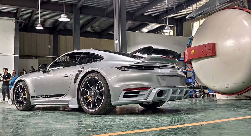 Carbon fiber BRS style body kit for Porsche 911 992.1 Turbo S 2019 - 2024