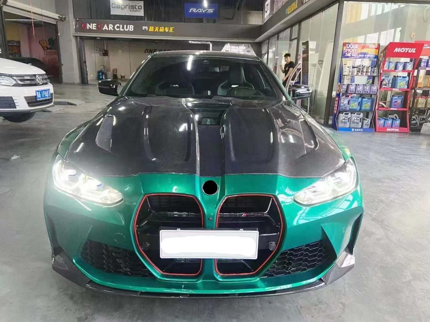 Carbon fiber hood bonnet kit IMP style fit new BMW M3 G80 BMW G82 2021 -2024