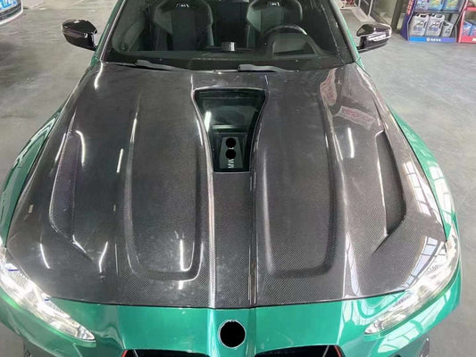 Carbon fiber hood bonnet kit IMP style fit new BMW M3 G80 BMW G82 2021 -2024-