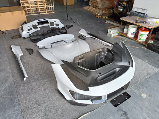 Full dry carbon fiber upgrade conversion Ferrari Pista body kit 2015-2019 