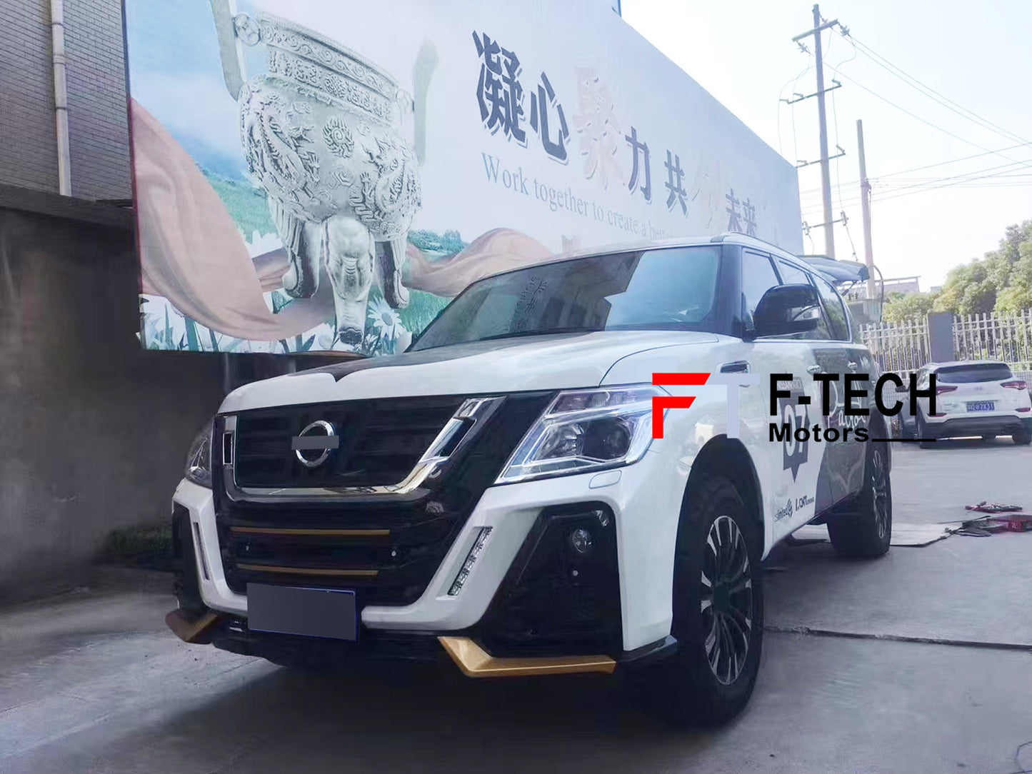 Conversion Body Kit For Nissan Patrol Y62 Facelift 1 2016 - 2019 Limgene