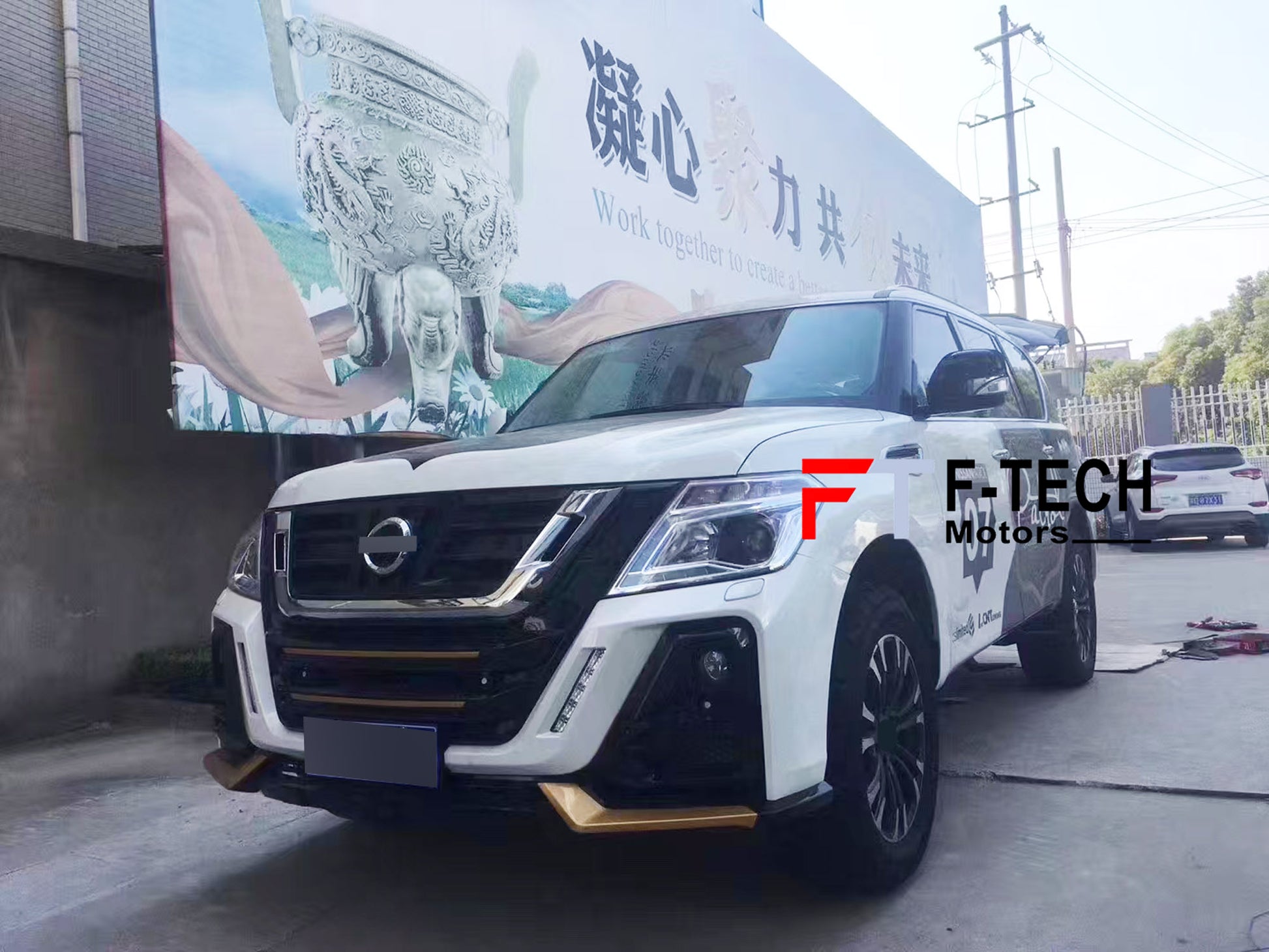 Conversion Body Kit For Nissan Patrol Y62 Facelift 1 2016 - 2019 Limgene