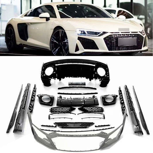 Conversion Body Kit Upgrade fit Audi R8 2015 - 2018 into new Audi R8 2019+