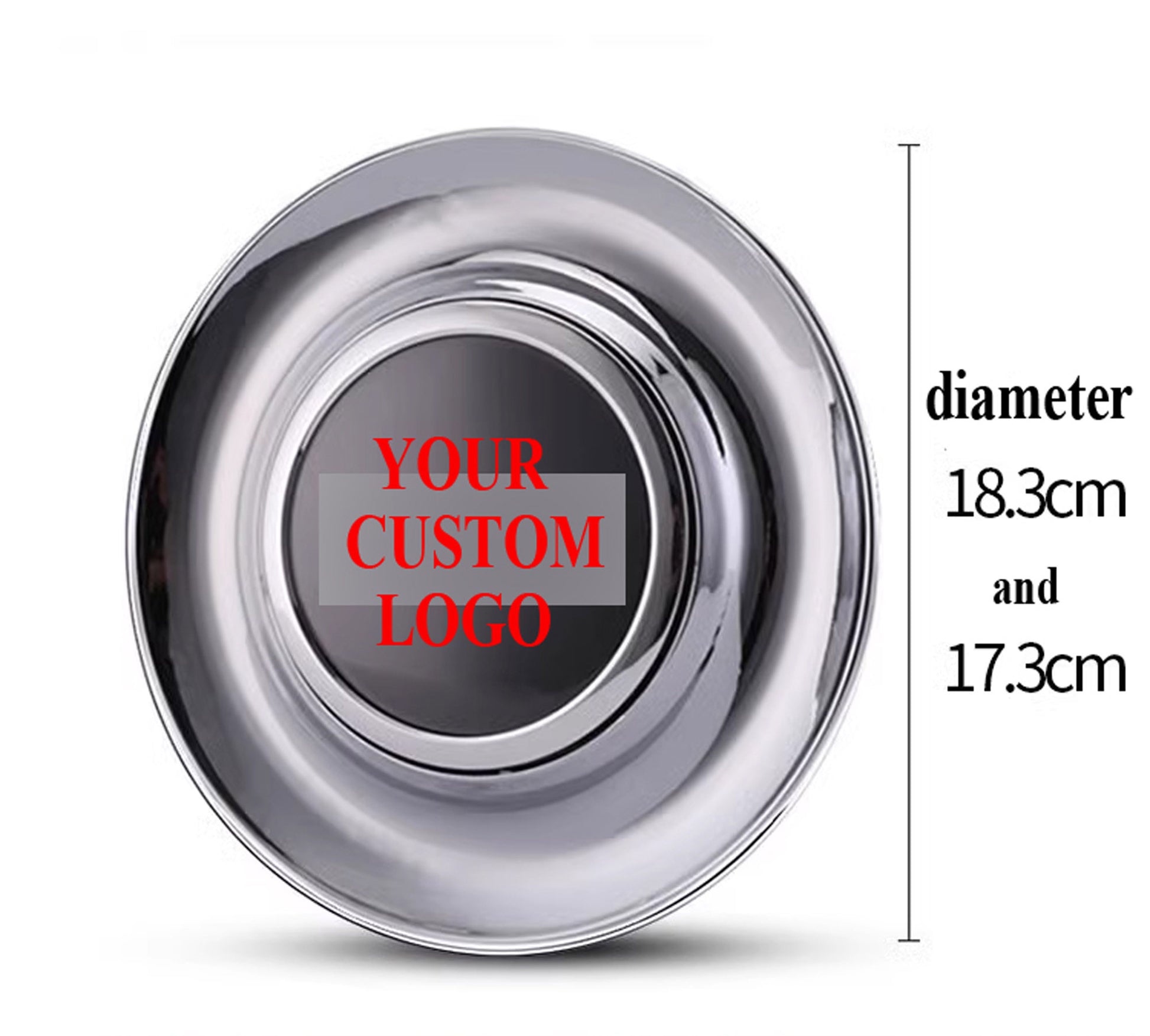 Custom Plastic Floating Center Caps for Mercedes Benz Rolls Royce Range Rover Bentley Lexus BMW