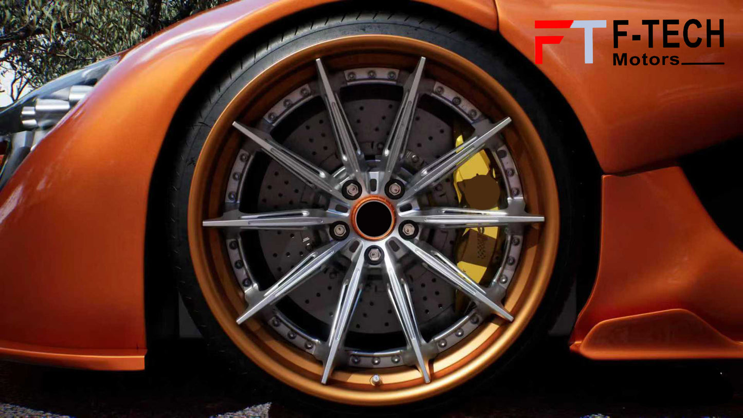 Custom Forged Wheels Rims For McLaren 720S 540C 570S 570GT 765LT P1 GT MP 12C 600LT Artura