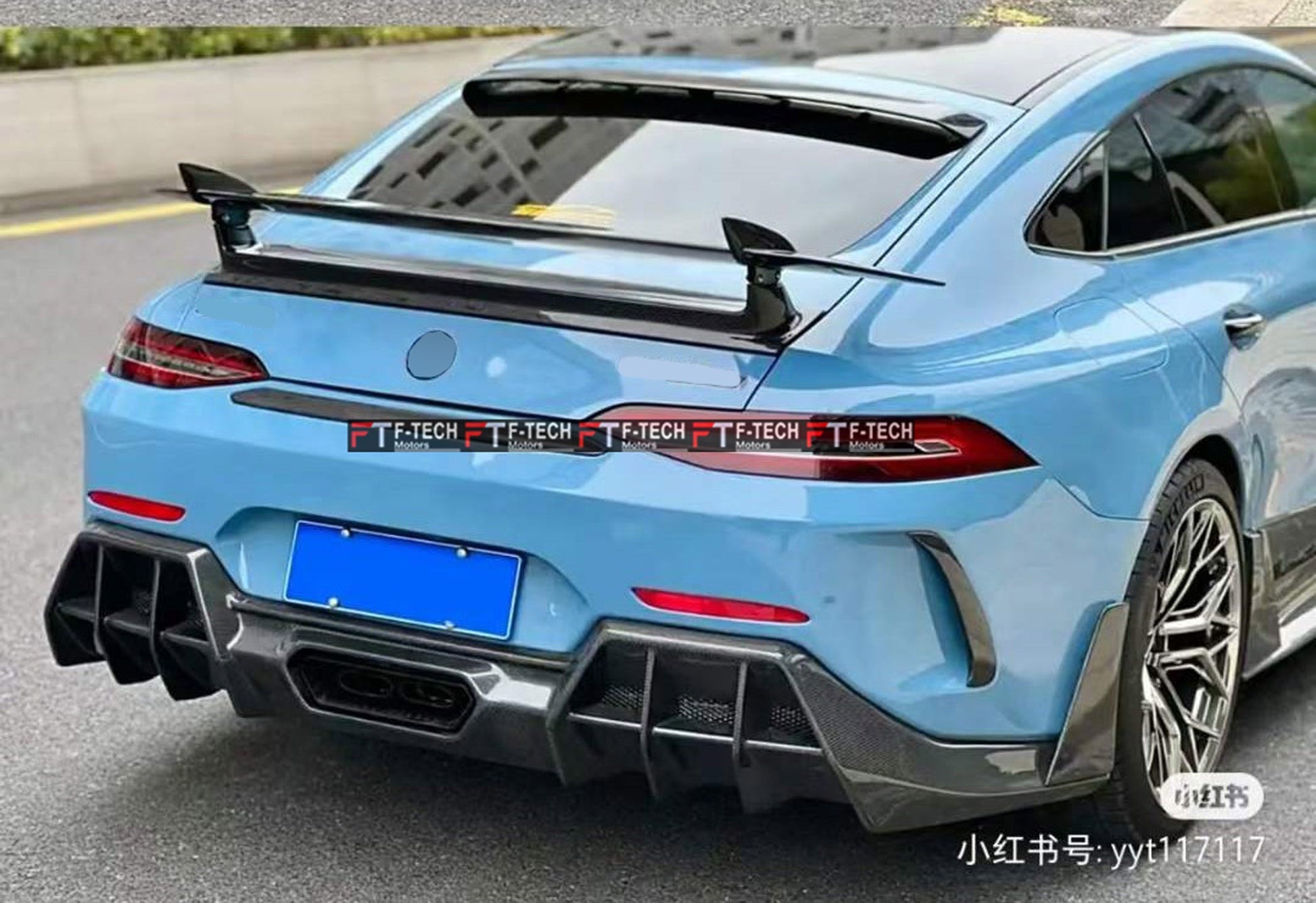 Dry Carbon Fiber Body Kit Fit Mercedes AMG GT 63S X290 4 Doors 2019+ Diamant