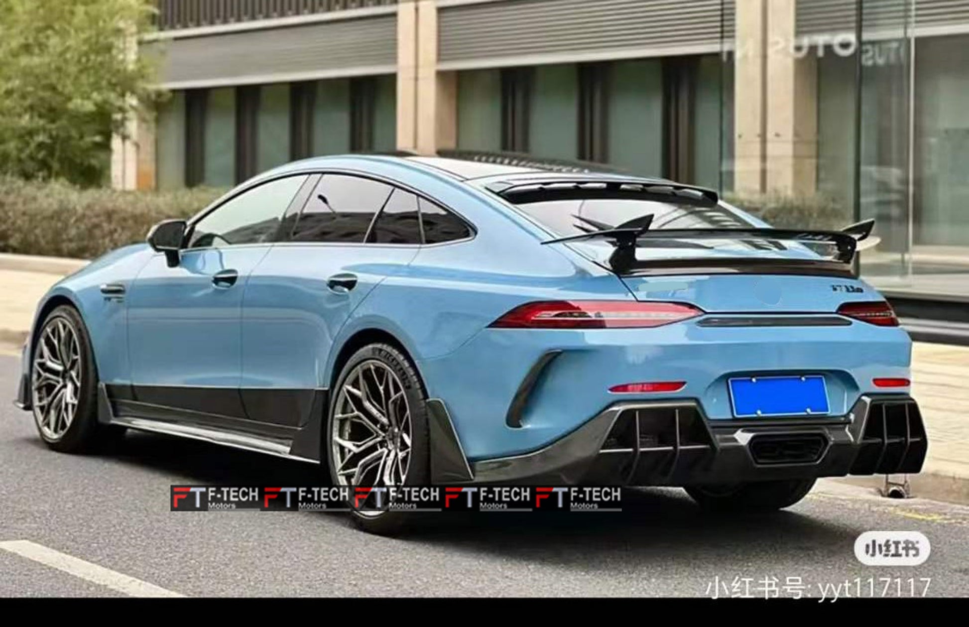 Dry Carbon Fiber Body Kit Fit Mercedes AMG GT 63S X290 4 Doors 2019+ Diamant