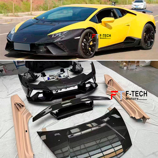 Dry Carbon Conversion Body Kit Tecnica Style for Lamborghini Huracan LP610 LP580 EVO 2015+
