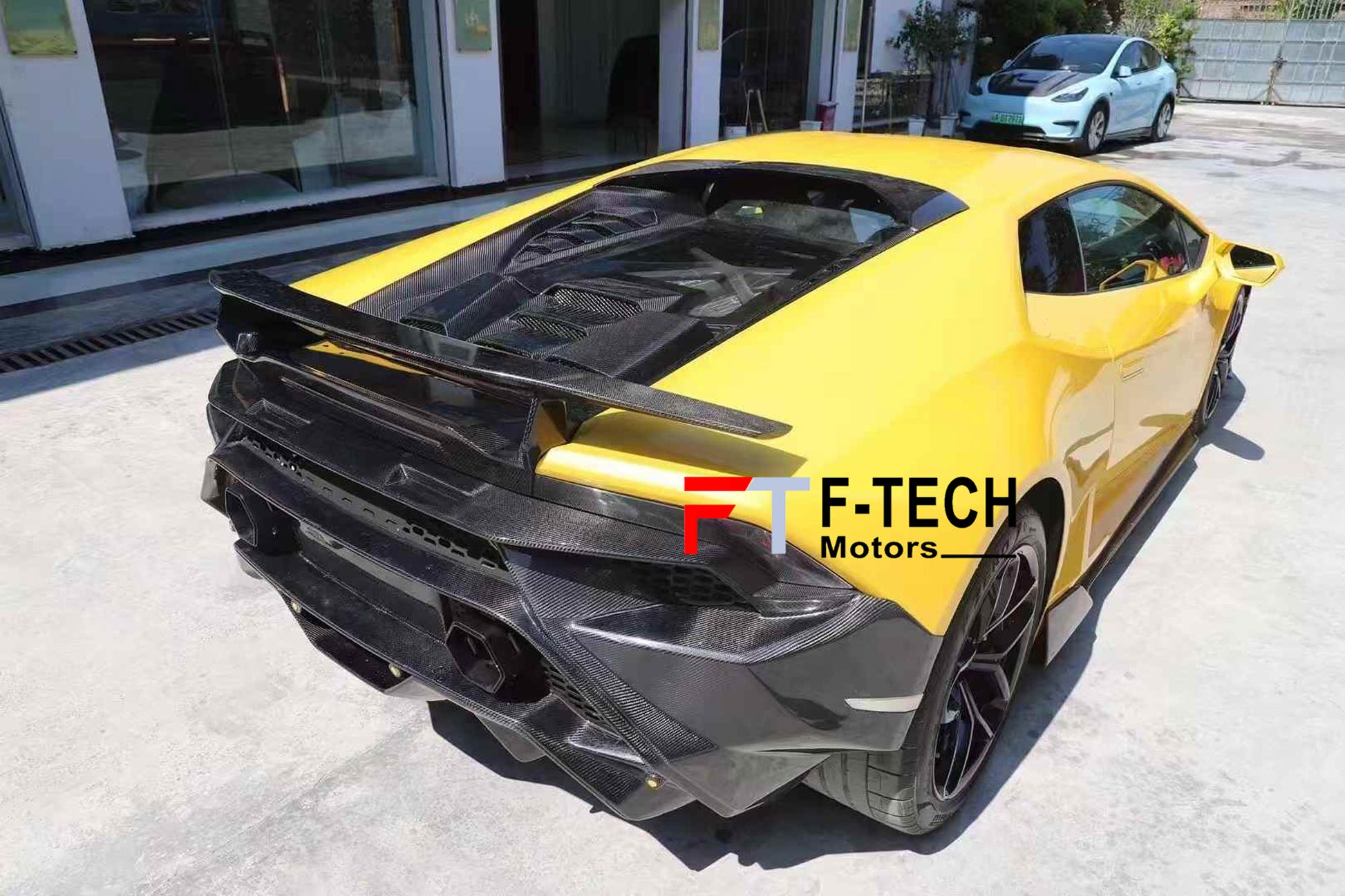 Dry Carbon Conversion Body Kit Tecnica Style for Lamborghini Huracan LP610 LP580 EVO 2015+